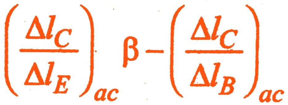 किसी ट्रांजिस्टर के धारा वृद्धि-गुणांक a तथा b में संबंध है