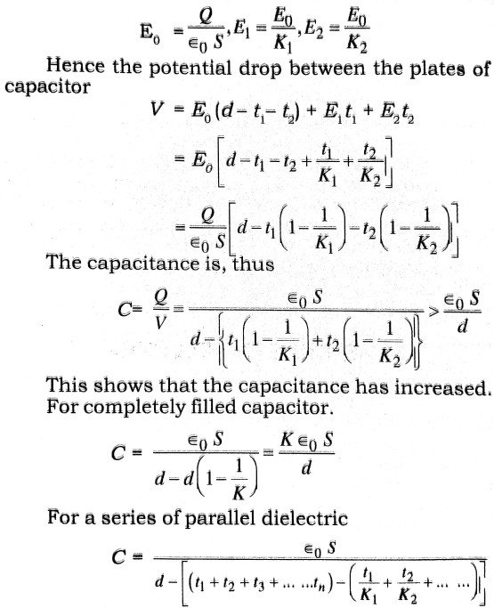 Effect of dielectric