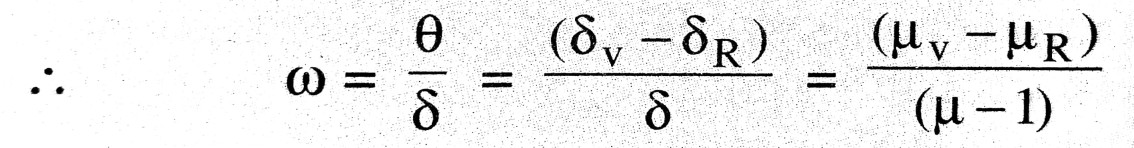 What do you mean by dispersive power