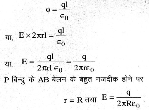 किन्तु गॉस के प्रमेय से