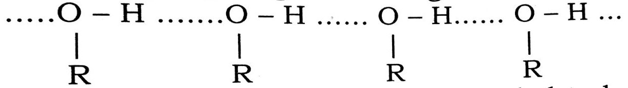 The boiling points of alcohols are higher than those of the corresponding